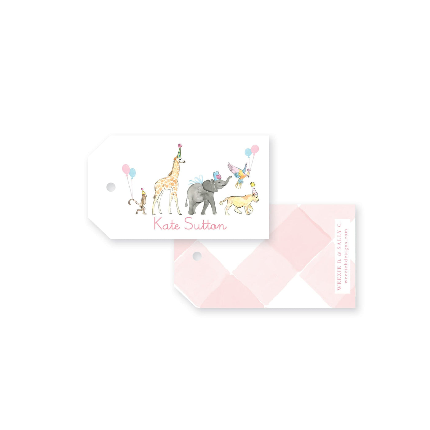 Wild About Zoo Gift Tag