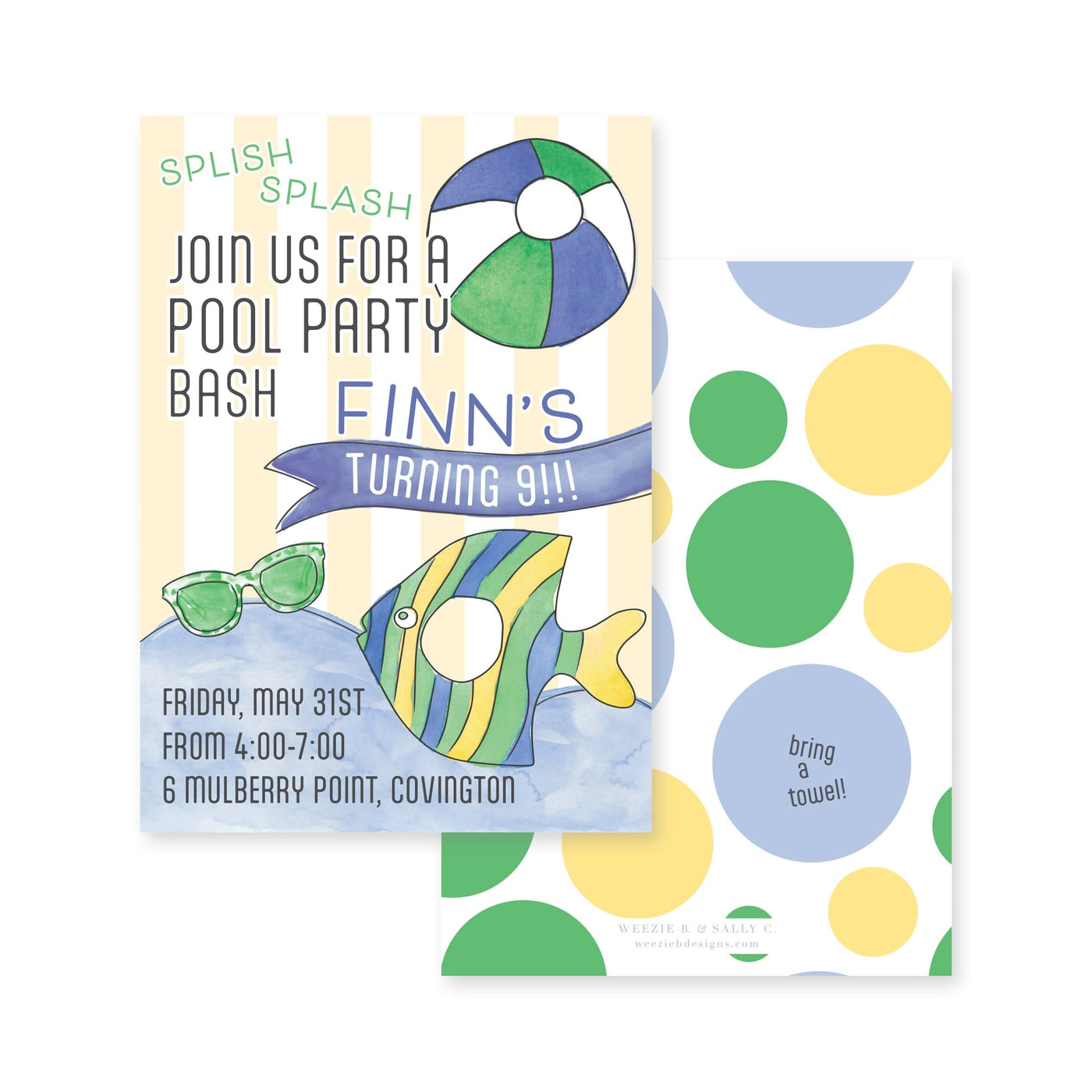Pool Party Bash Birthday