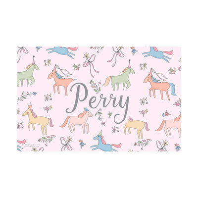 Magical Pony Watercolor Placemat