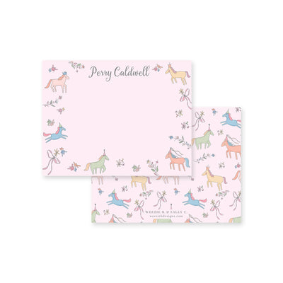 Magical Pony Flat Note Card