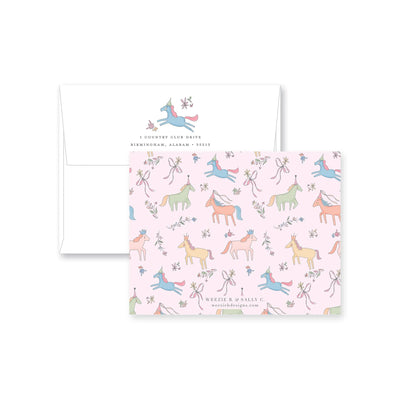 Magical Pony Flat Note Card