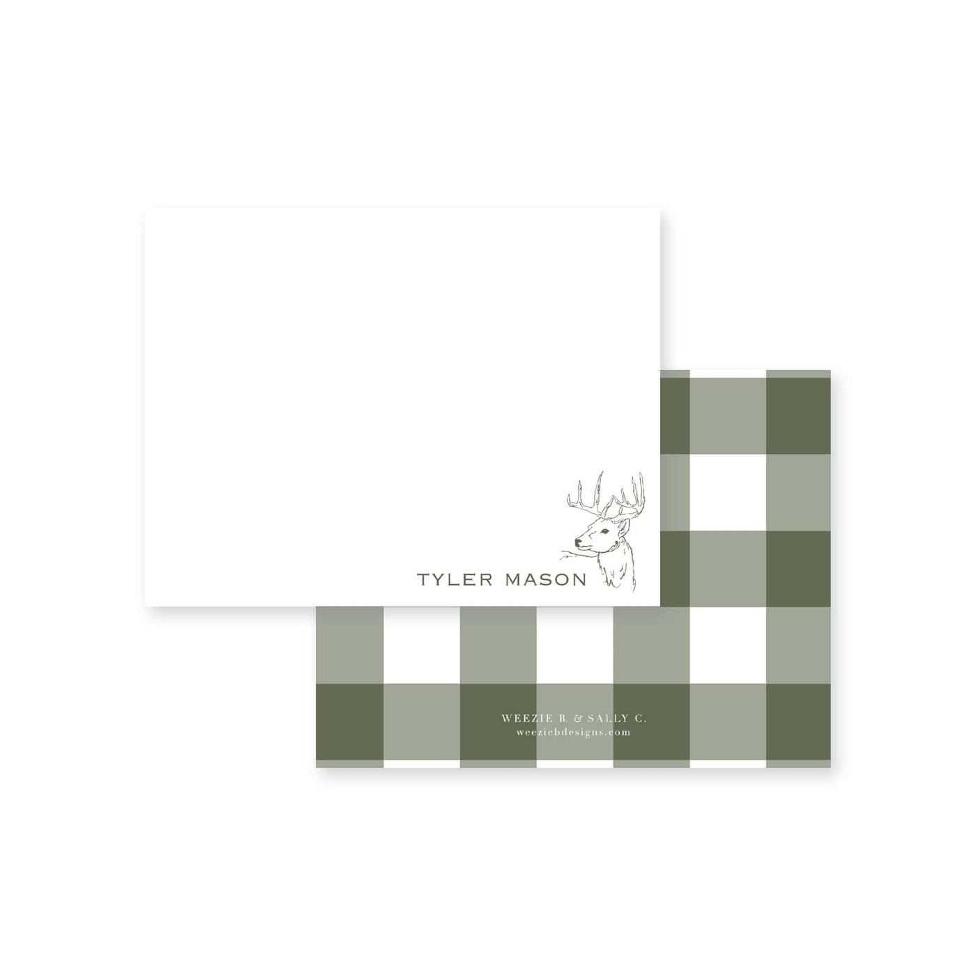 Outdoorsman Flat Note Card