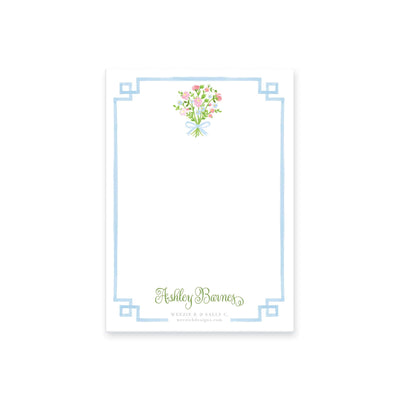 Bow Bouquet Notepad