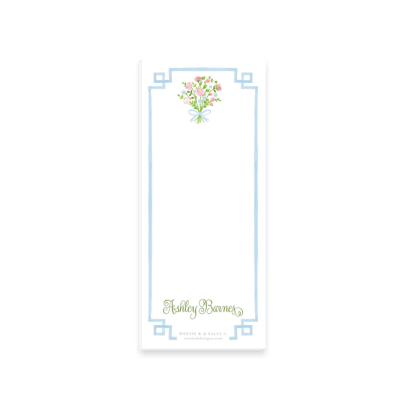 Bow Bouquet Notepad