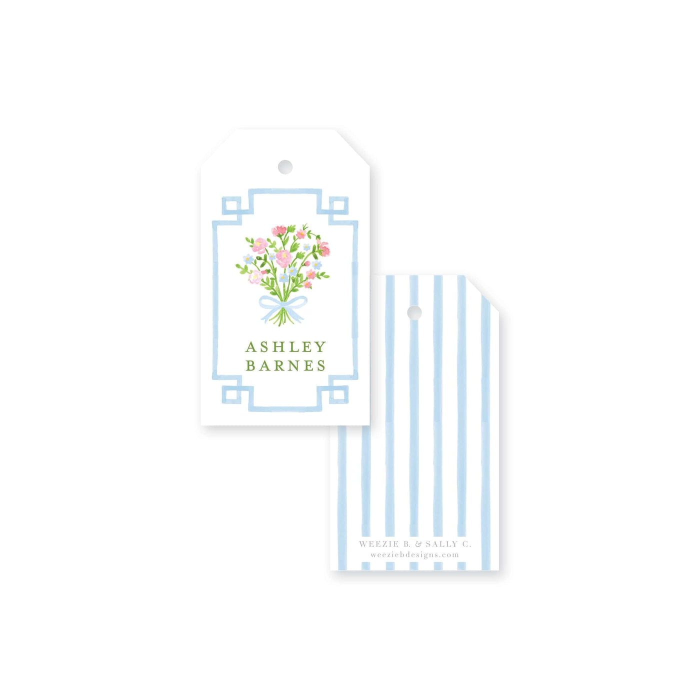 Bow Bouquet Gift Tag