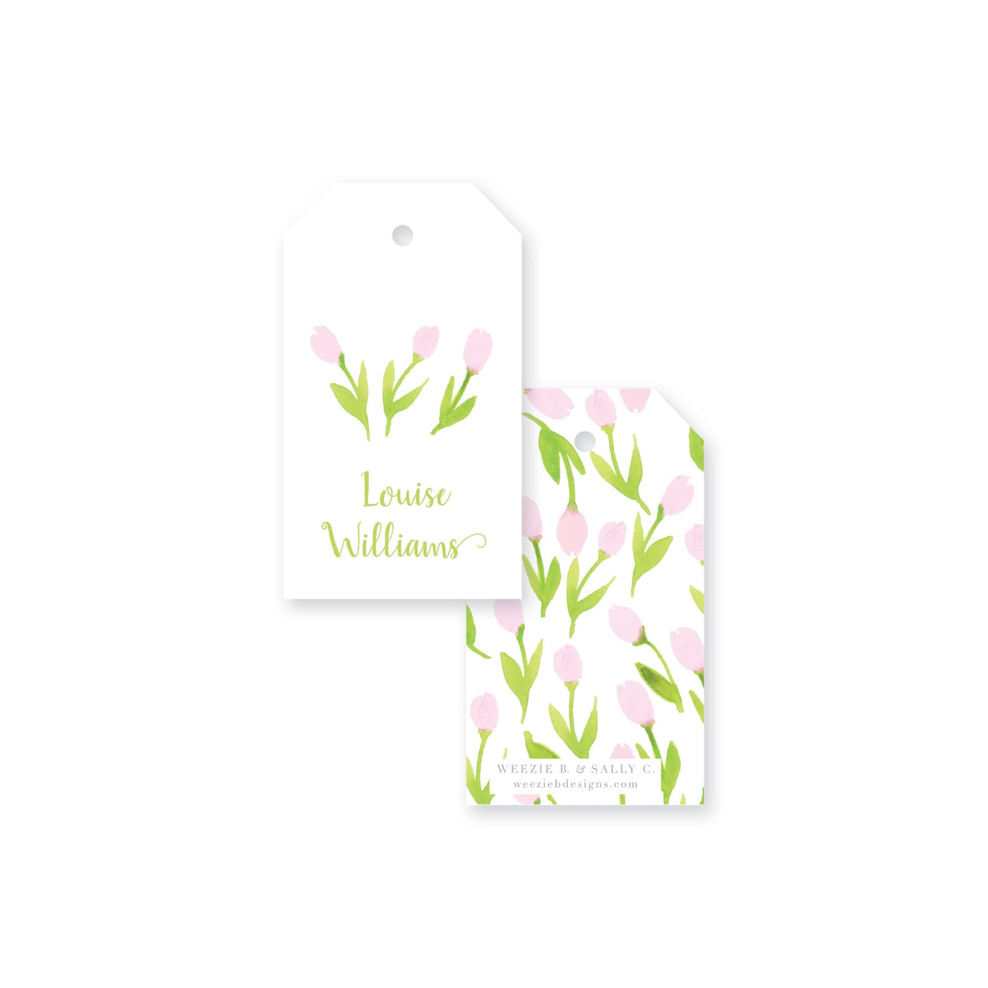 Garden of Tulips Gift Tag