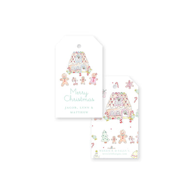 Gingerbread Family Christmas Tag