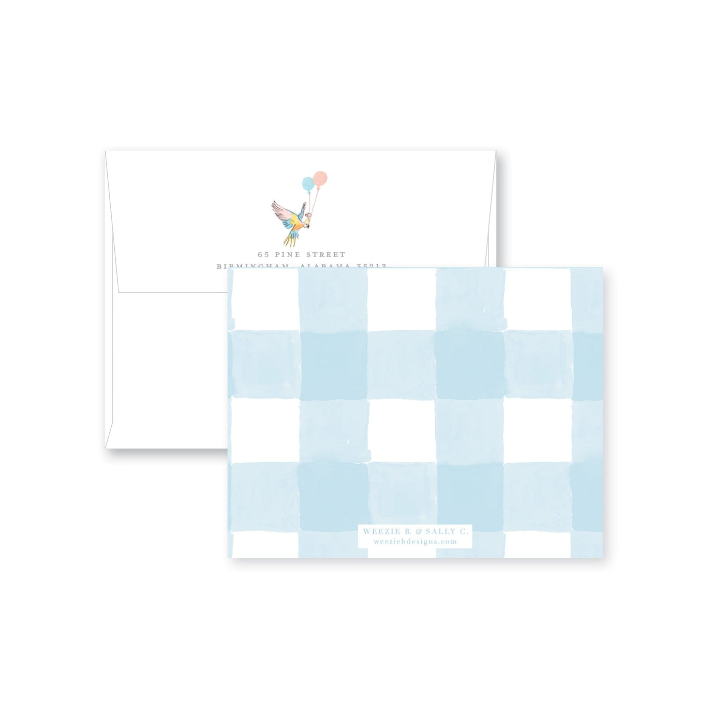 Wild About Zoo Flat Note Card