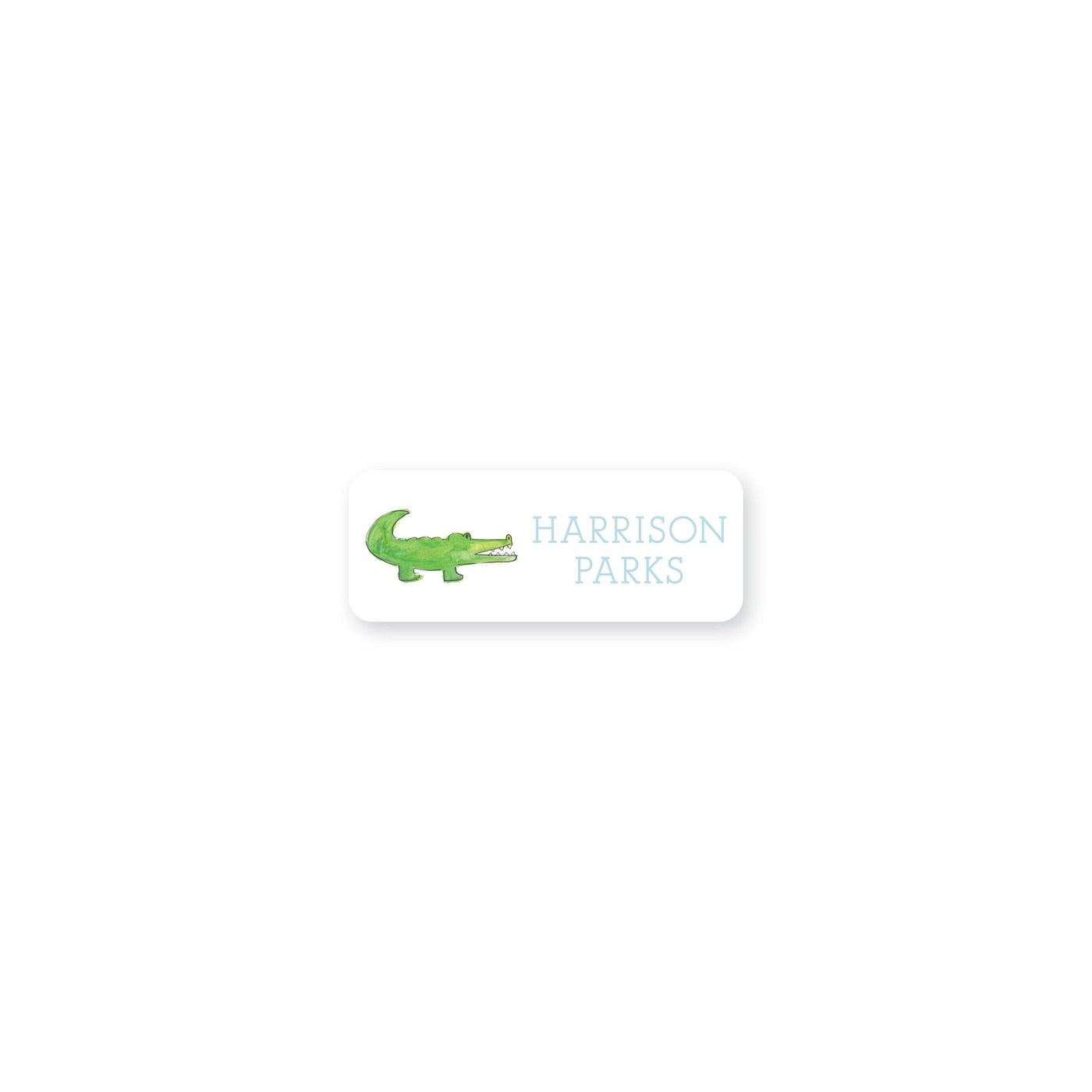 Weezie B. Designs | Watercolor Alligator Permanent Sticker