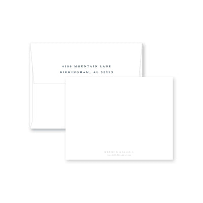 American Wave Flat Note Card