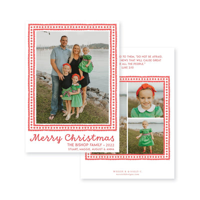 Cutsie Frame Christmas Card