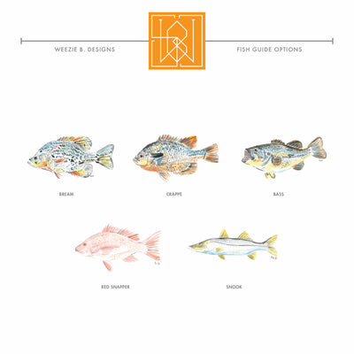 Watercolor Fish II Permanent Stickers