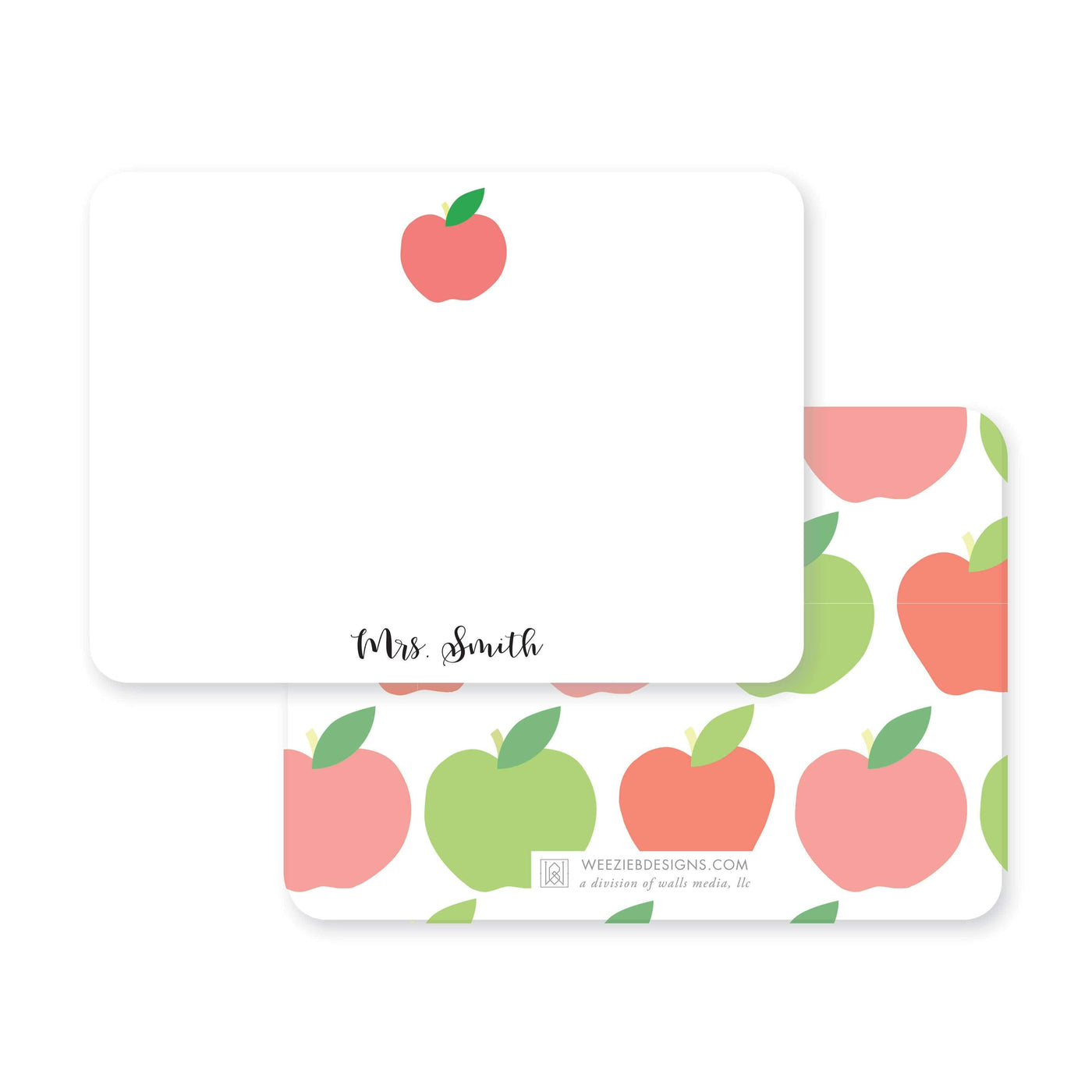 Apples Flat Note Card