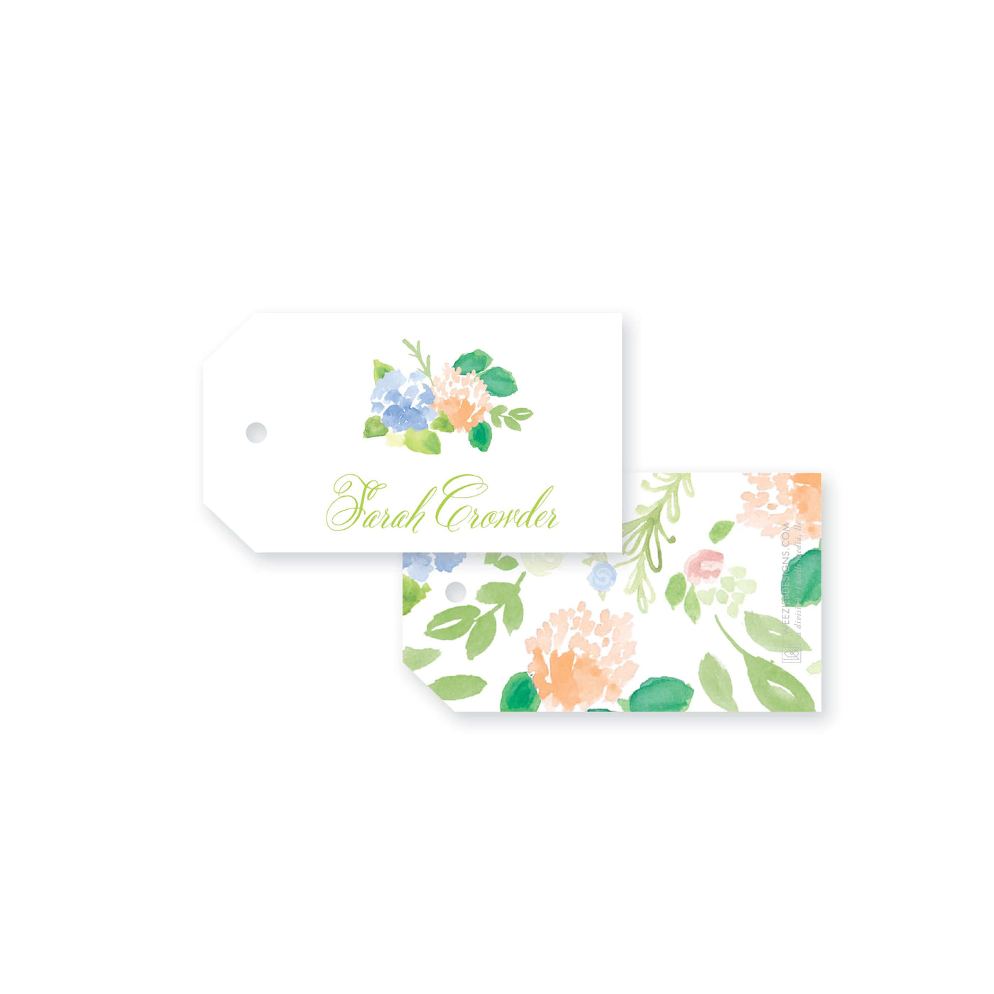 Weezie B. Designs | Floral With An Edge Gift Tag