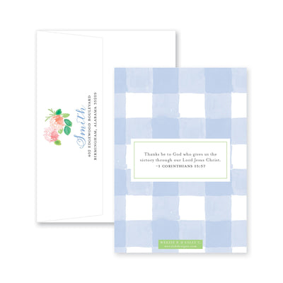Floral With An Edge Easter Card