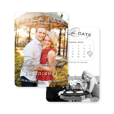 Weezie B. Designs | Full Photo with Calendar Save the Date