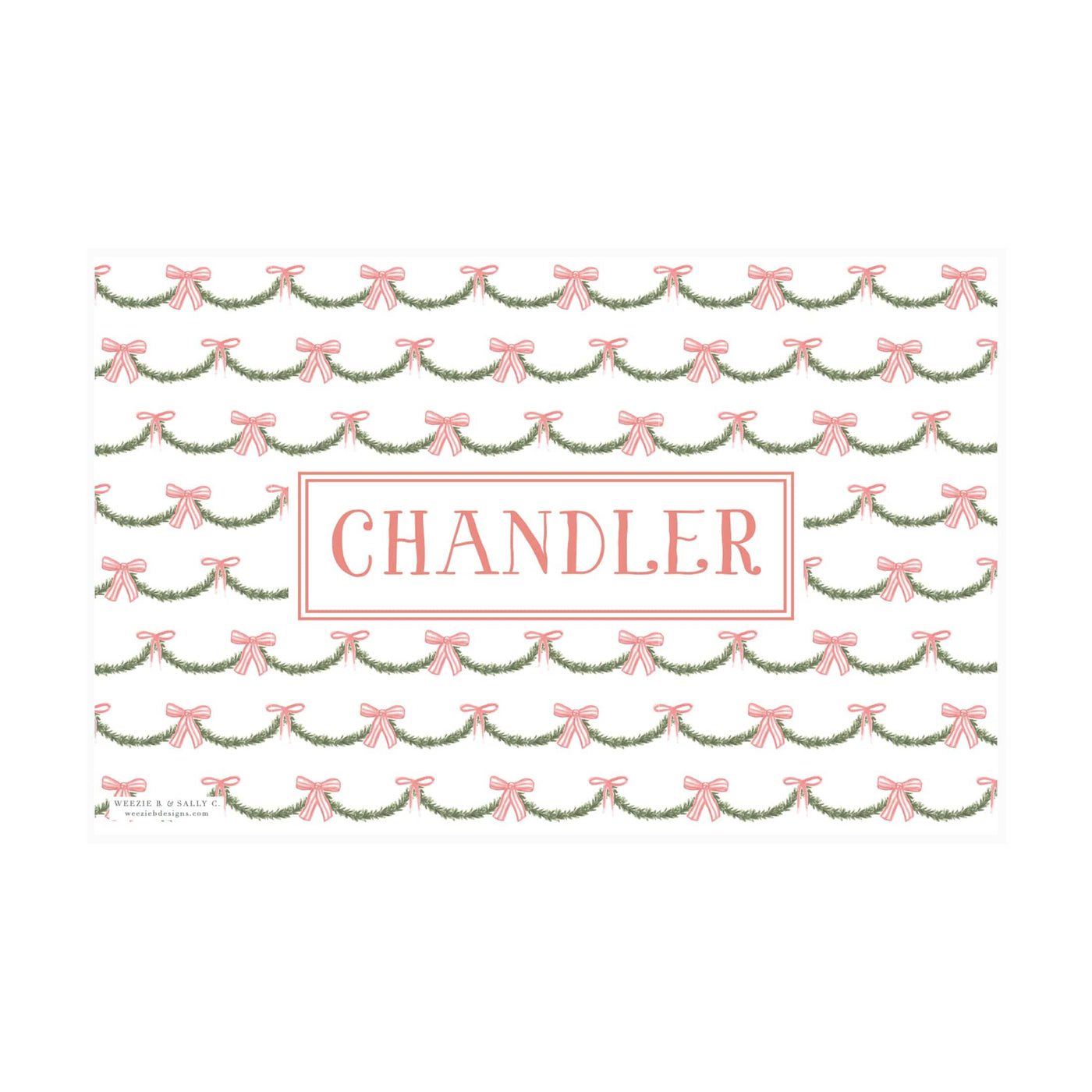 Holiday Garland Placemat
