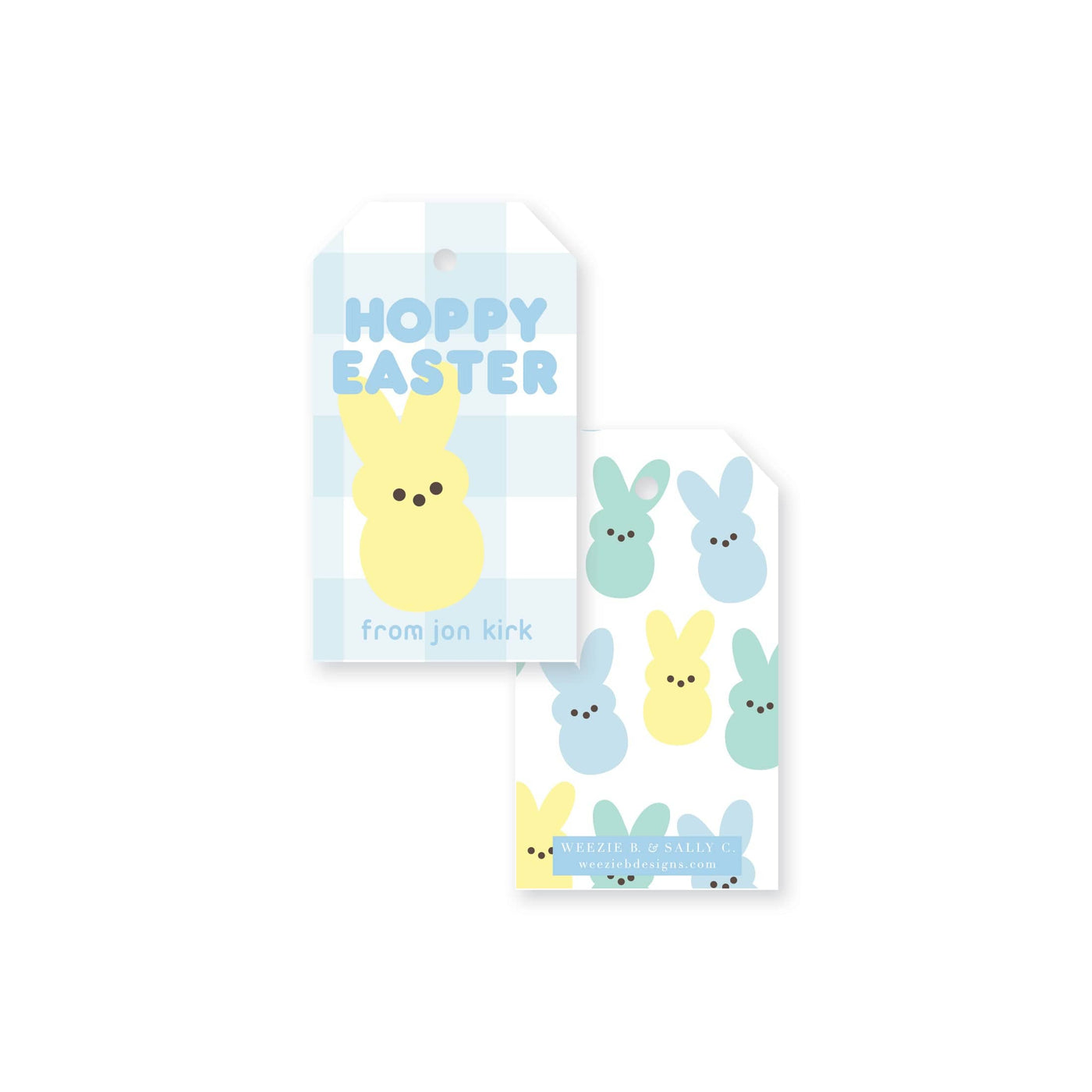 Hoppy Easter Gift Tag