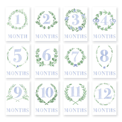 Wreath Milestone Cards