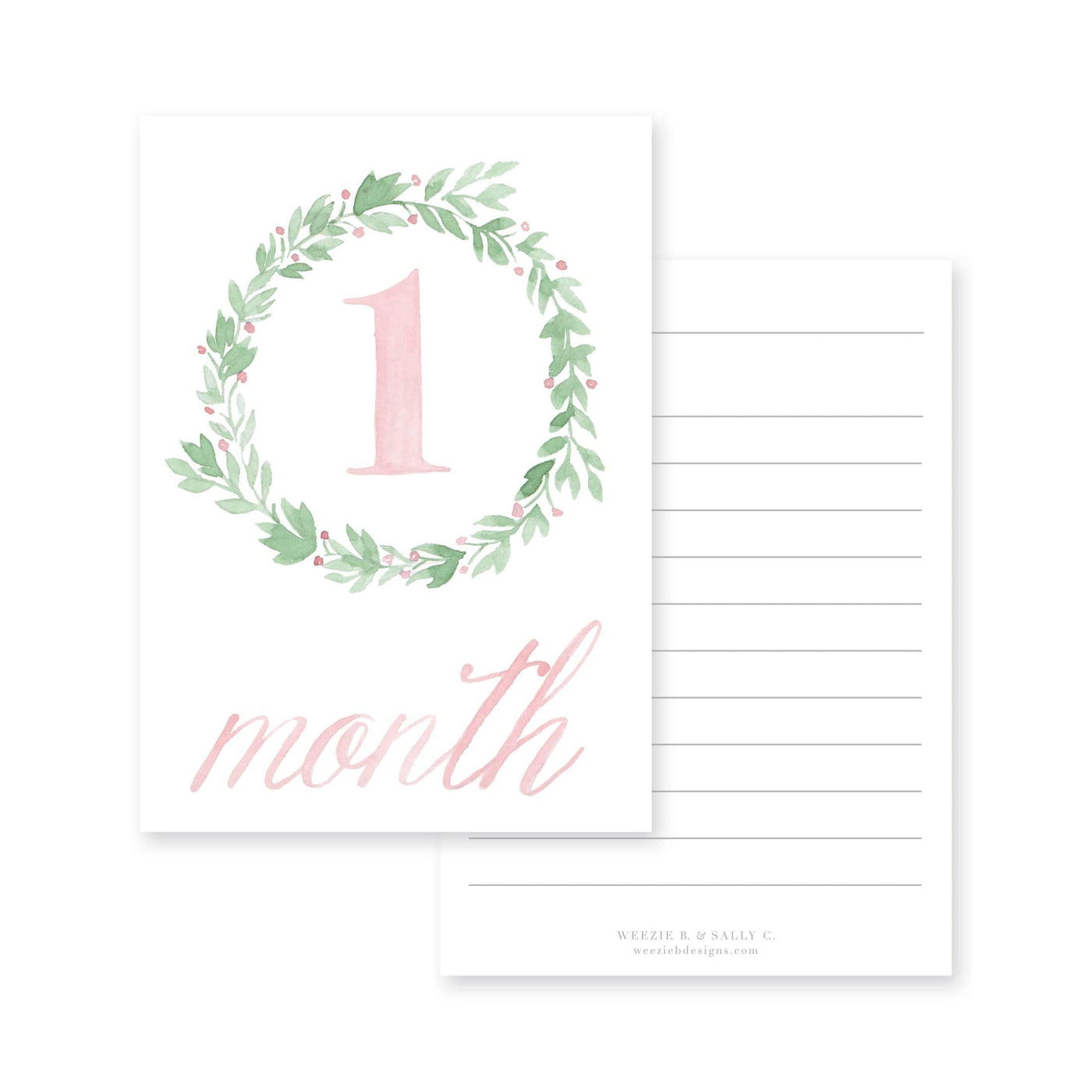 Wreath Milestone Cards