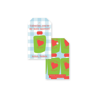 Weezie B. Designs | Main Squeeze Valentine's Gift Tag