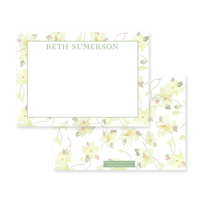 Southern Magnolia Flat Note Card