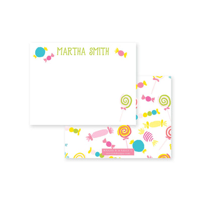 Candy Confetti Flat Note Card