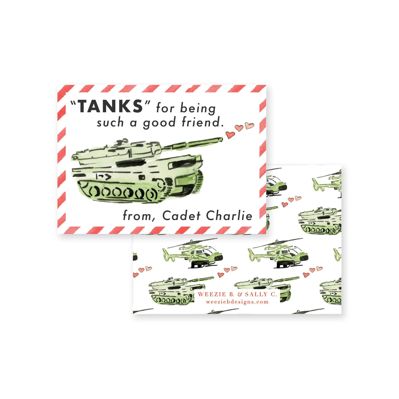 Tanks Army Valentines