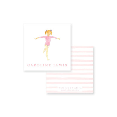 Gymnastics Dance Calling Card