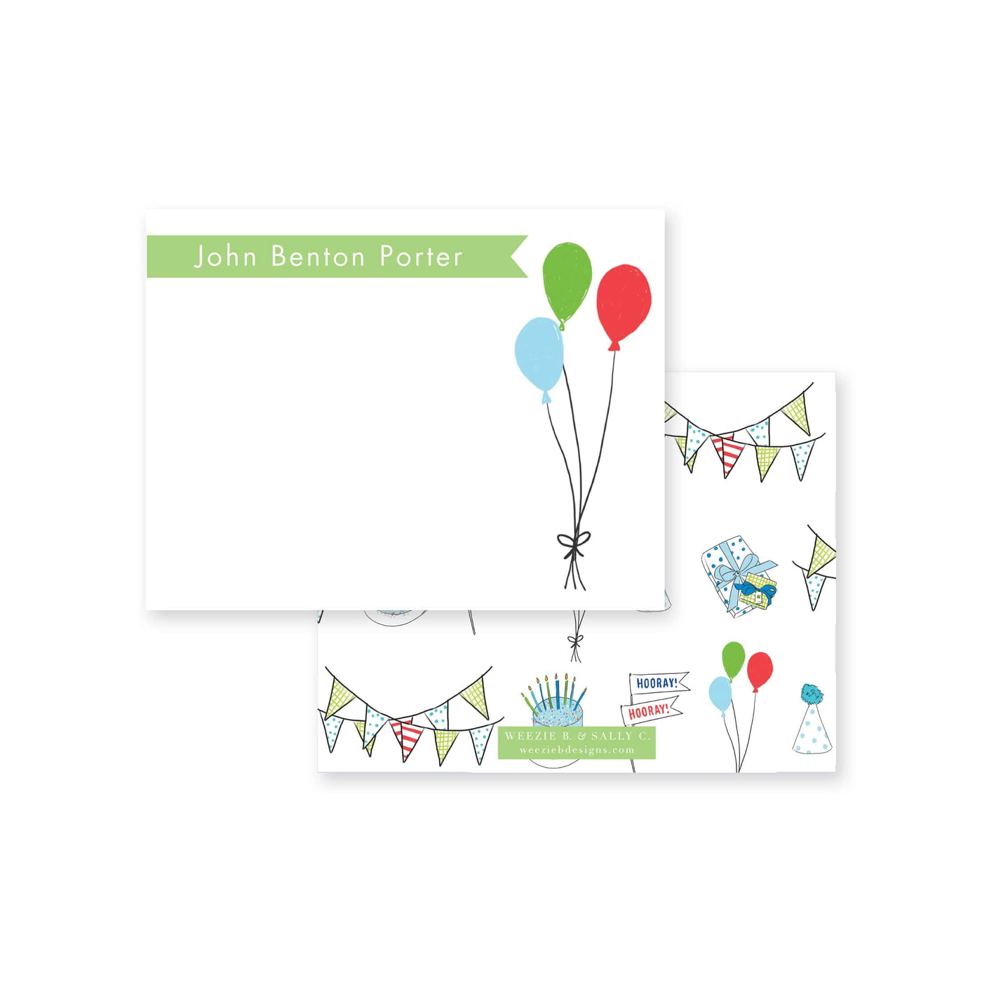 Celebrate Goods Times Flat Note Card