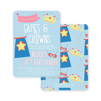 Capes and Crowns Birthday