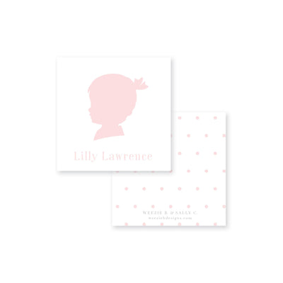 Sweet Silhouette Calling Card