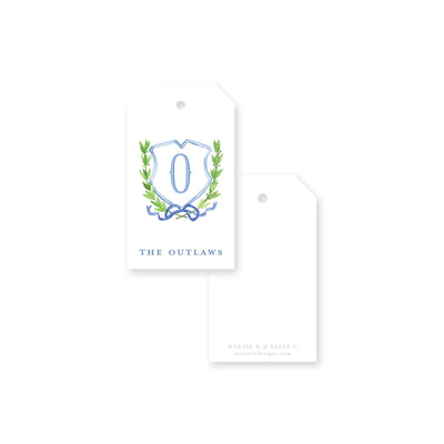 Crest 5 in Watercolor Gift Tag