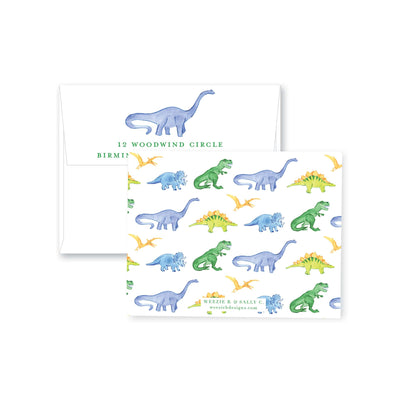 Dino Flat Note Card
