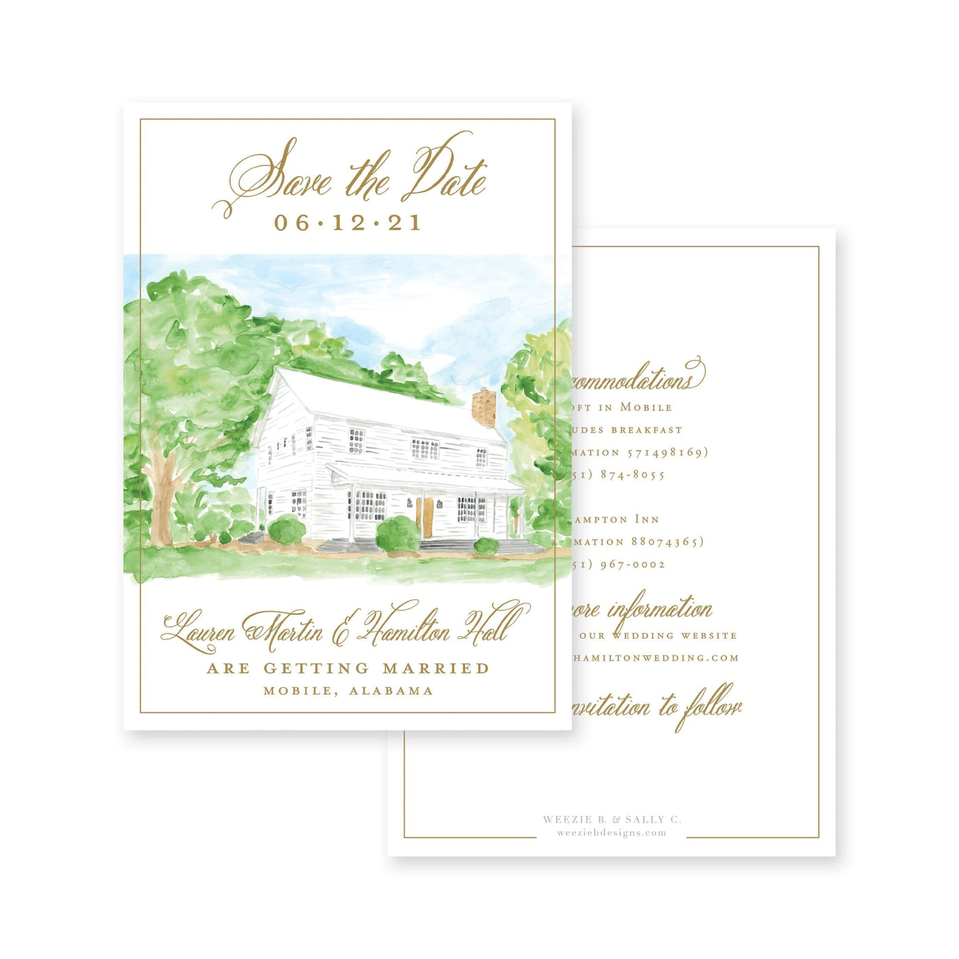 Elegant Home Save-the-Date