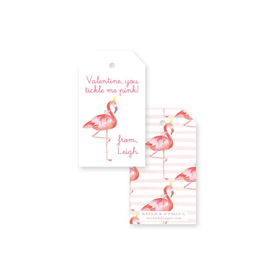 Pink Flamingo Valentines