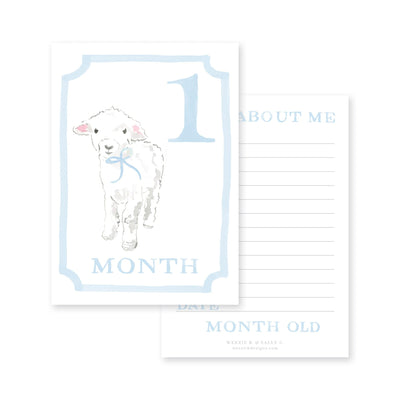 Sweet Animals Milestone Cards