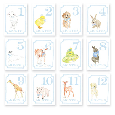 Sweet Animals Milestone Cards