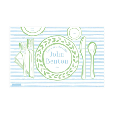 Weezie B. Designs | Place Setting Fun Placemat