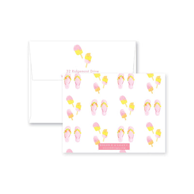 Popsicle Flat Note Card