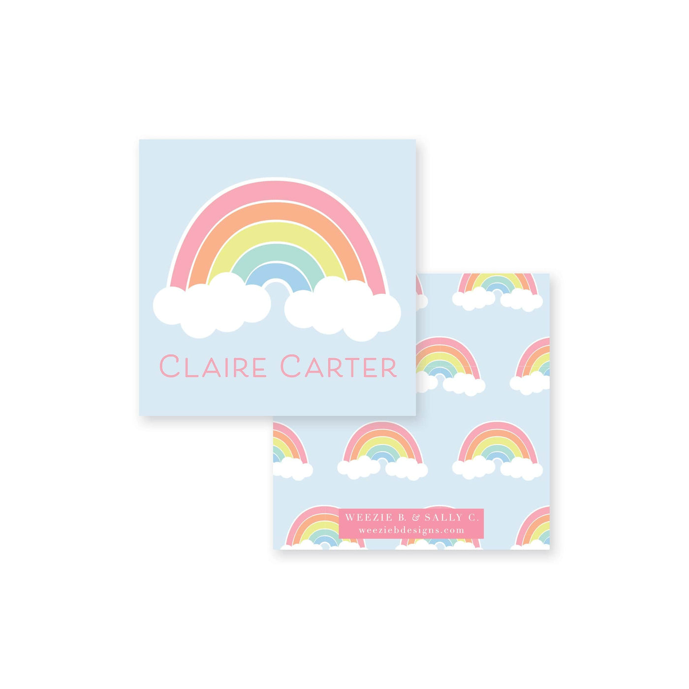 Rainbow Calling Card