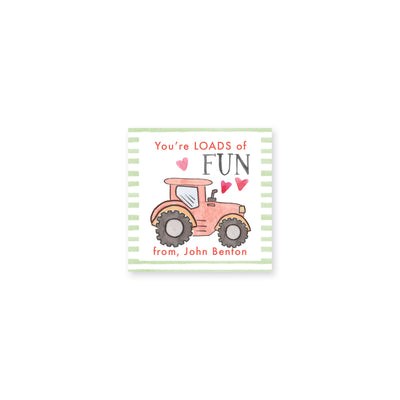 Loads of Fun Tractor Valentines