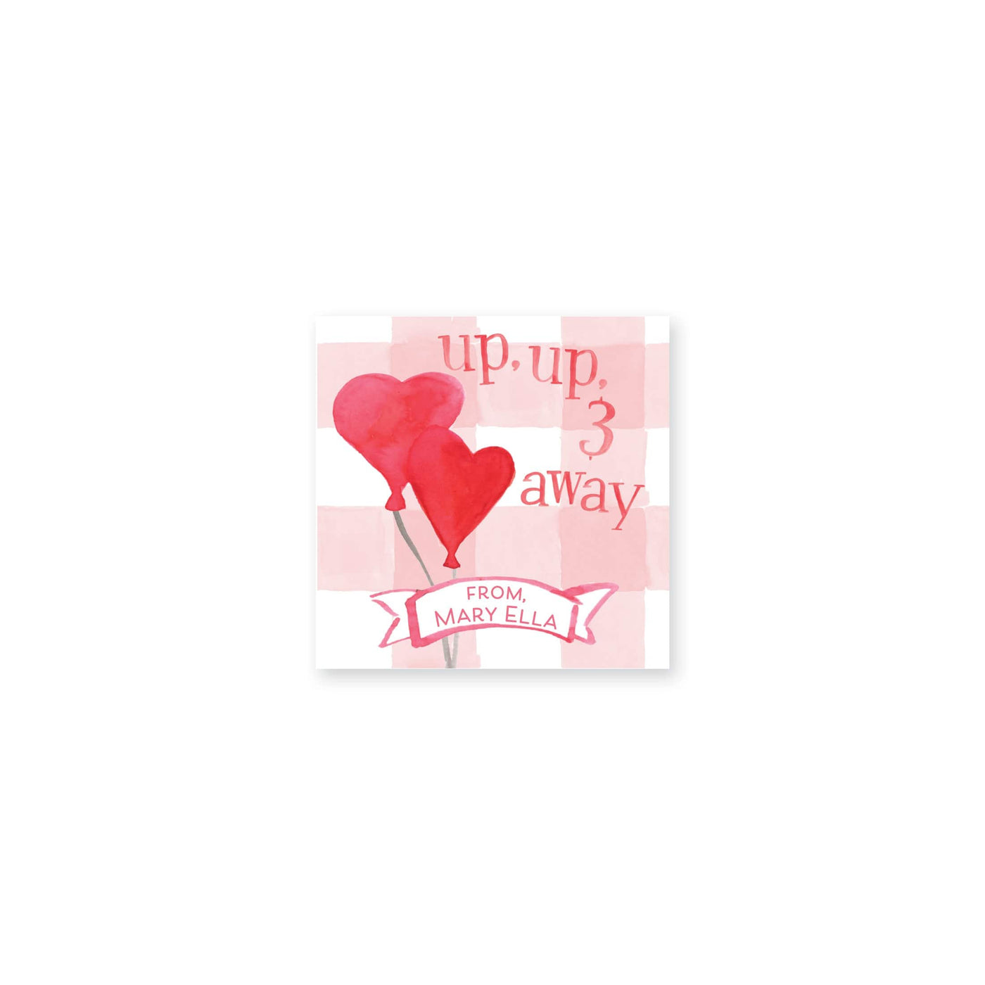 Up Up Away Balloon Valentines