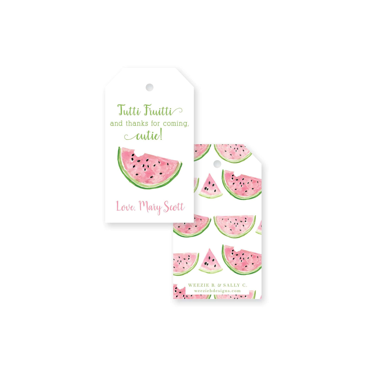 Sweet Watermelon Gift Tag