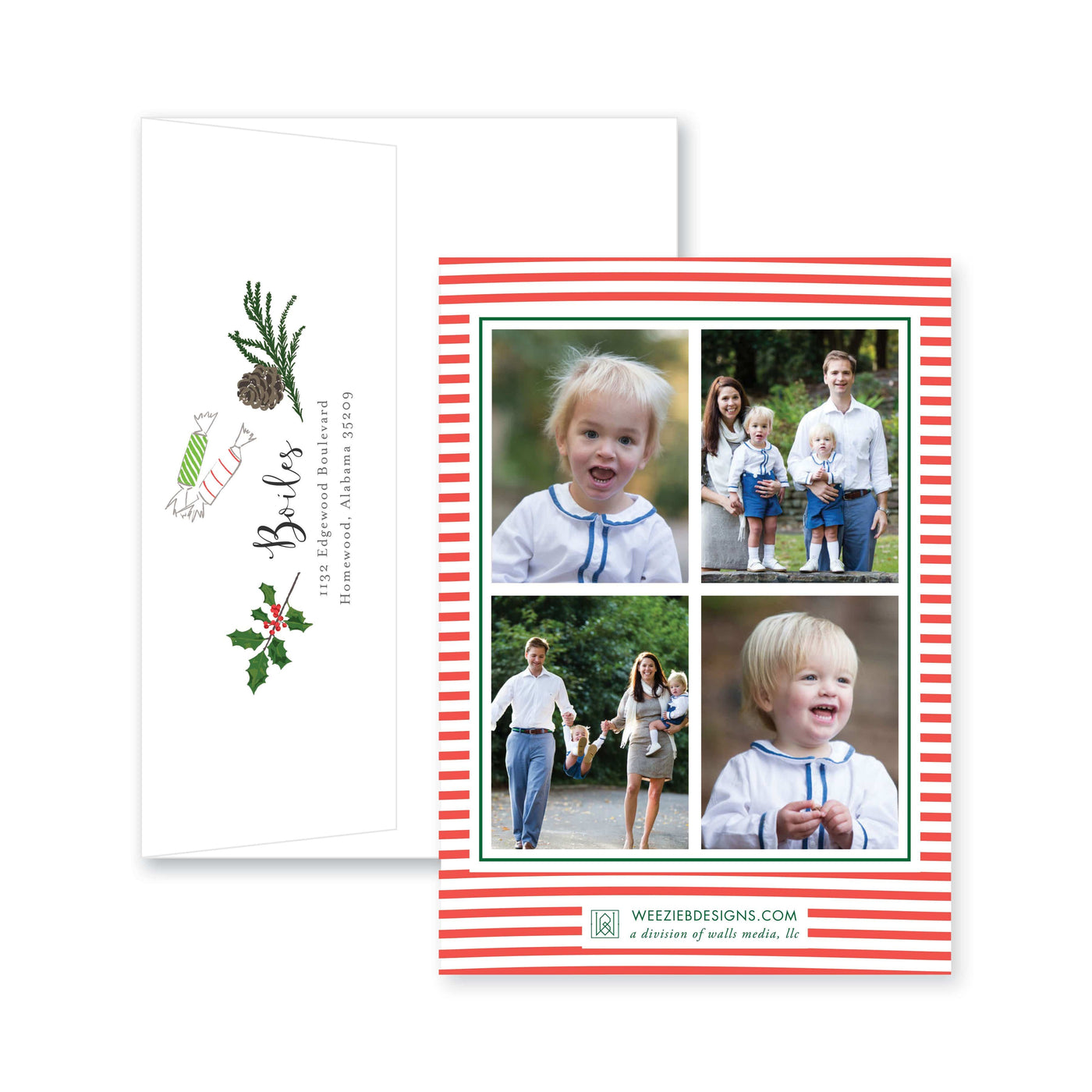 Weezie B. Designs | Christmas Icons Christmas Card 