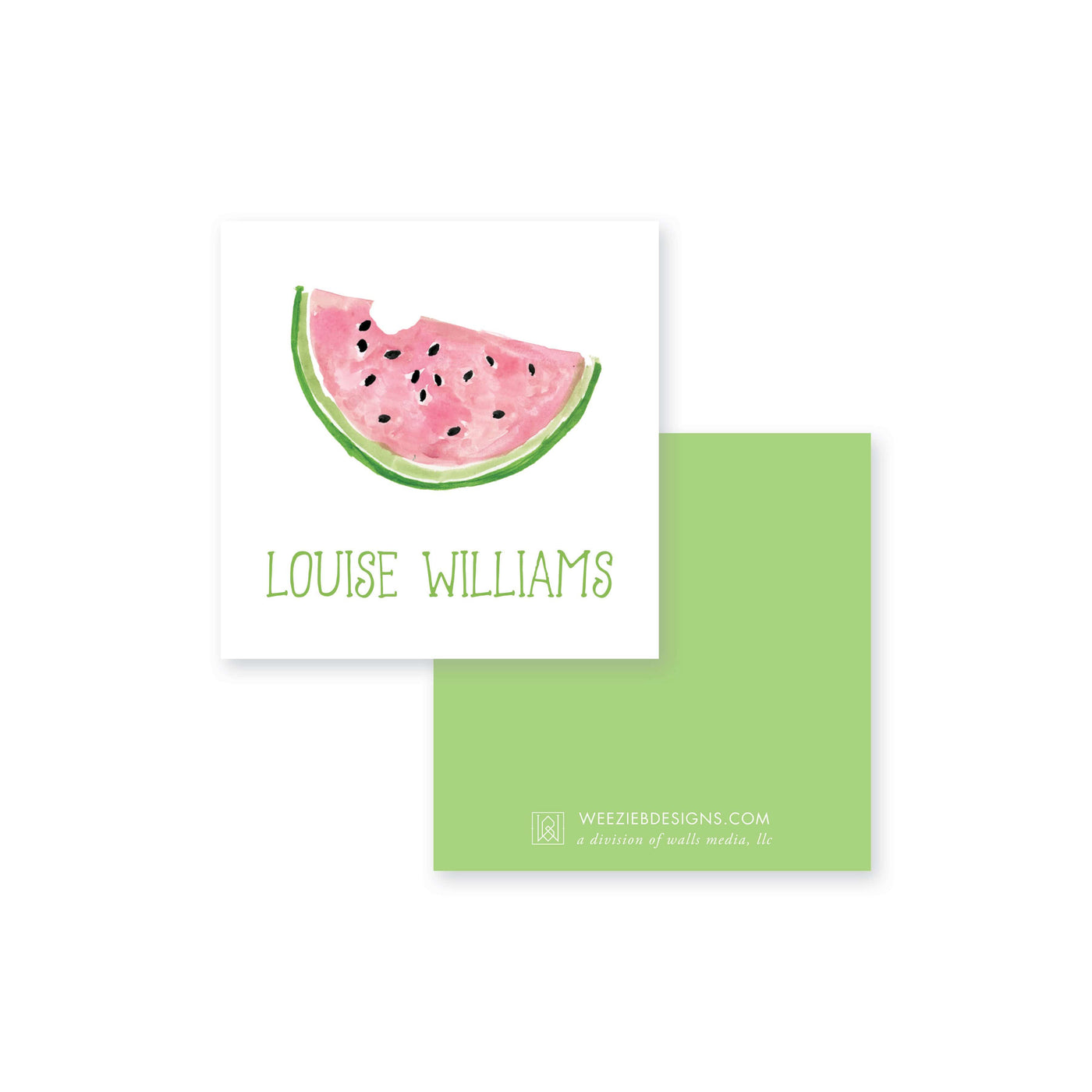 Sweet Watermelon Calling Card