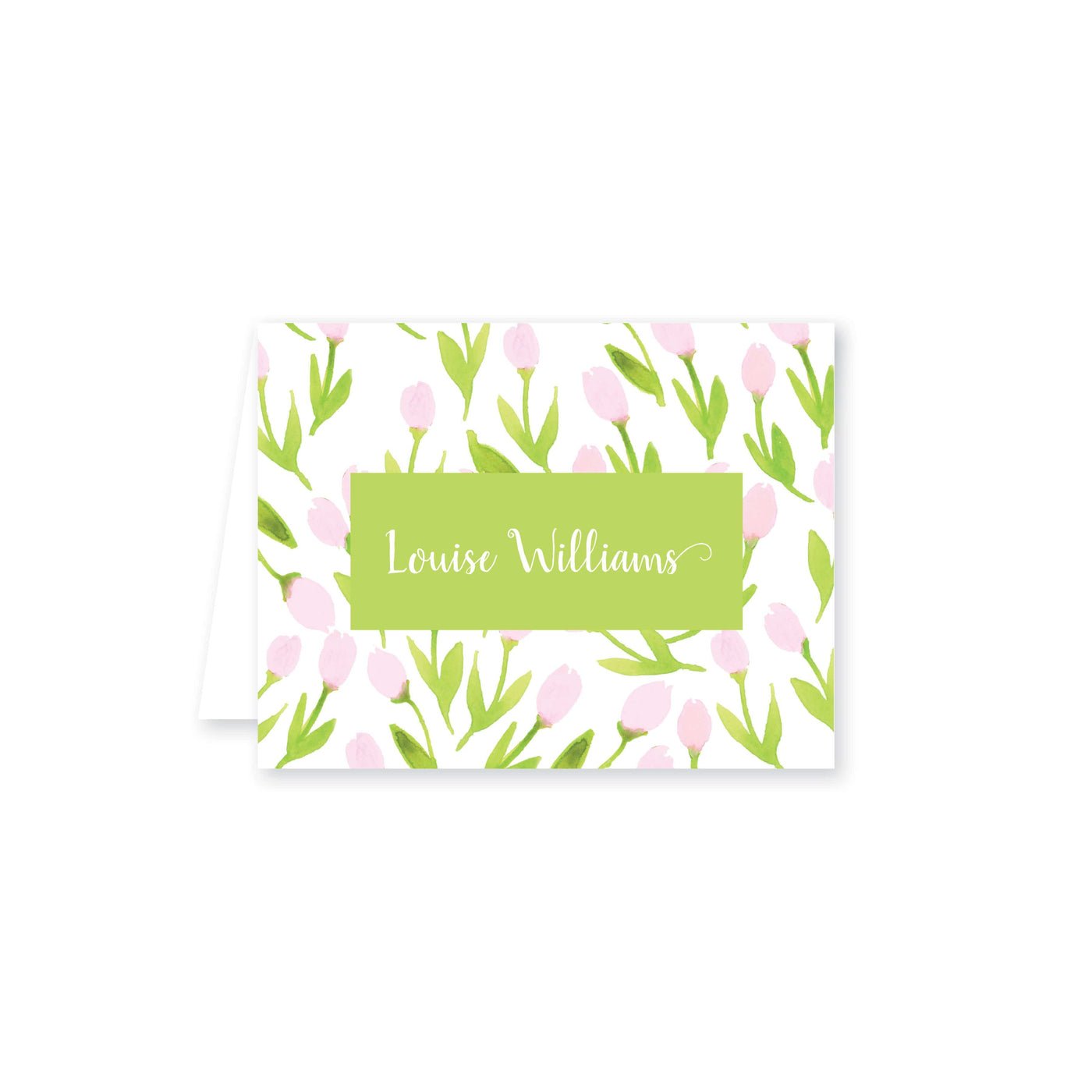 Weezie B. Designs | Garden of Tulips Folded Note Card