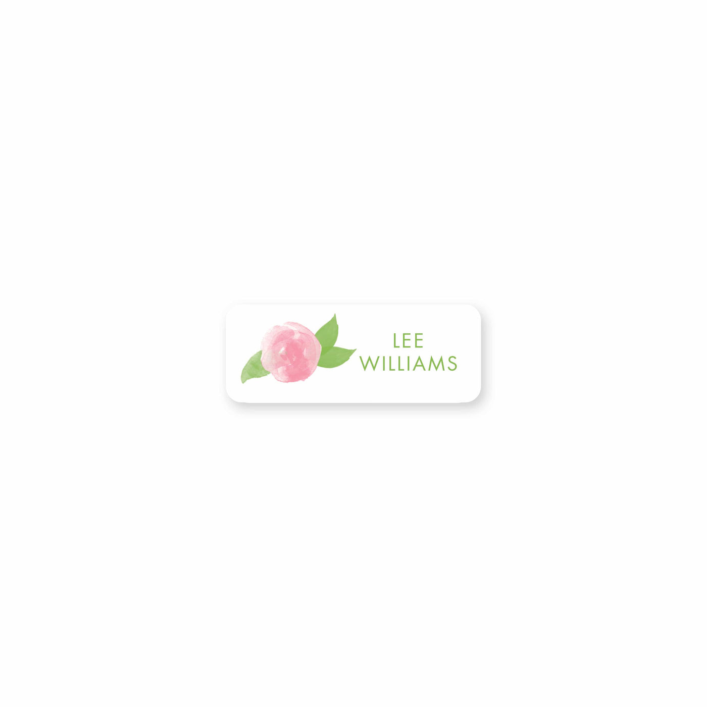 Weezie B. Designs | Watercolor Peony Permanent Sticker
