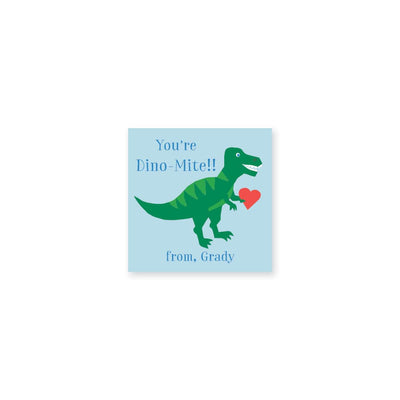 Weezie B. & Sally C. Designs | You're Dino-Mite Valentine's Day Stickers