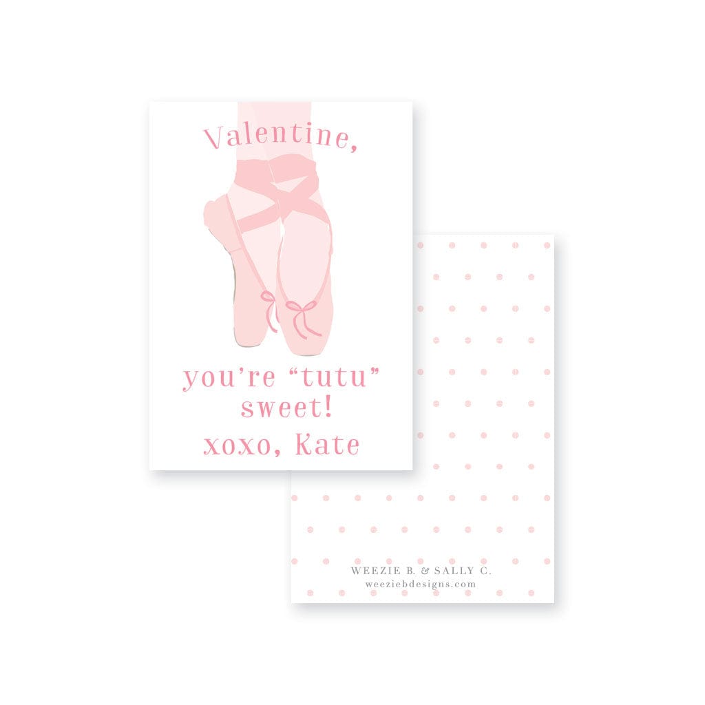 Tutu Sweet | Weezie B. & Sally C. Valentine's Day Card